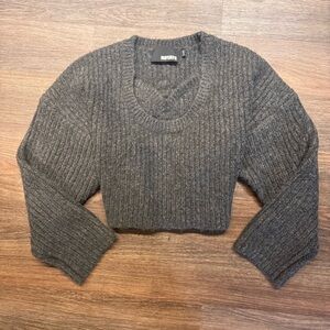 ROTATE | Wool-blend Logo-embedded sweater